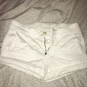 White American eagle shorts